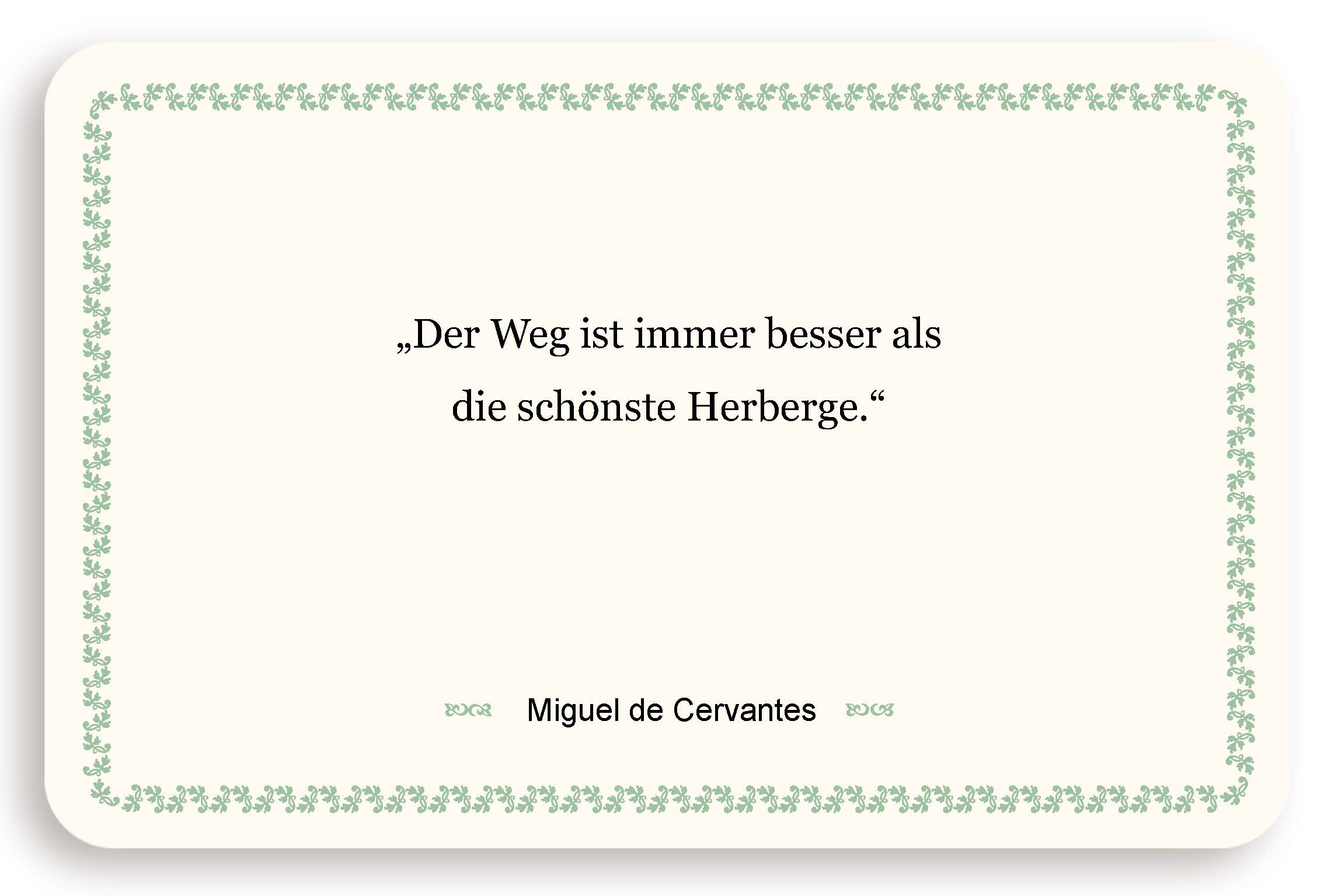 Zitatkarte - Der Weg